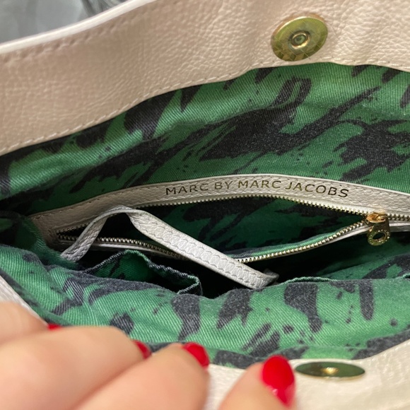Marc by Marc Jacobs Purse Cream Leather Crossbody Bag - Picture 5 of 8